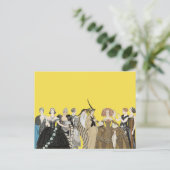 ヴィンテージパリのアールデコファッション – ジョージバービエ ポストカード (スタンド正面)