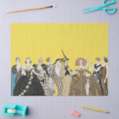 ヴィンテージパリのアールデコファッション – ジョージバービエ 薄葉紙 (クラフト)