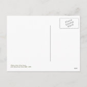 ヴィンテージパリのシーンクリスマスポストカード シーズンポストカード (裏面)