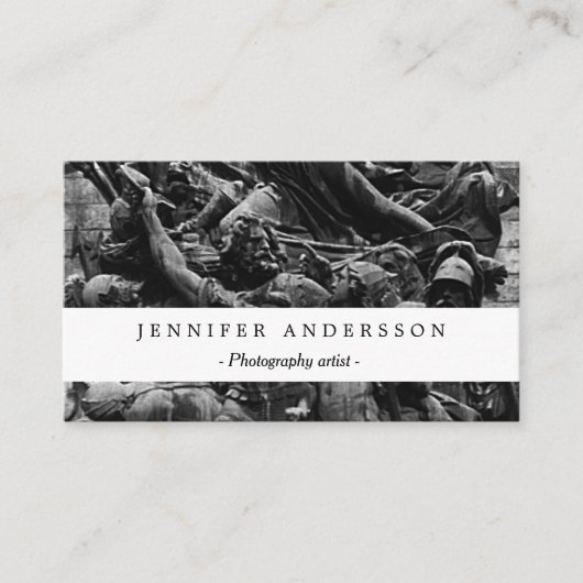 ヴィンテージパリの凱旋門マルセイレーズ失礼 名刺 (正面)