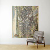 ヴィンテージパリの地図 タペストリー (インサイチュ)