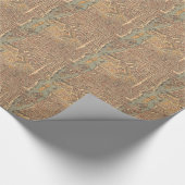 ヴィンテージパリの地図(1575) ラッピングペーパー (角)