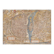 ヴィンテージパリの地図（1980年）