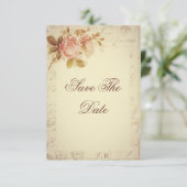 ヴィンテージパリはシックなバラ第90に消印を押します セーブザデート (スタンド正面)