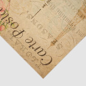 ヴィンテージパリエッフェルタワーと自転車フランスの 薄葉紙 (詳細)