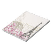 ヴィンテージパリエッフェルタワープリント ノートパッド (回転)