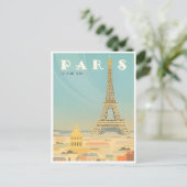ヴィンテージパリエッフェルタワー建築フランスの ポストカード (スタンド正面)