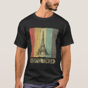 ヴィンテージパリエッフェルタワー構造建築家セント Tシャツ