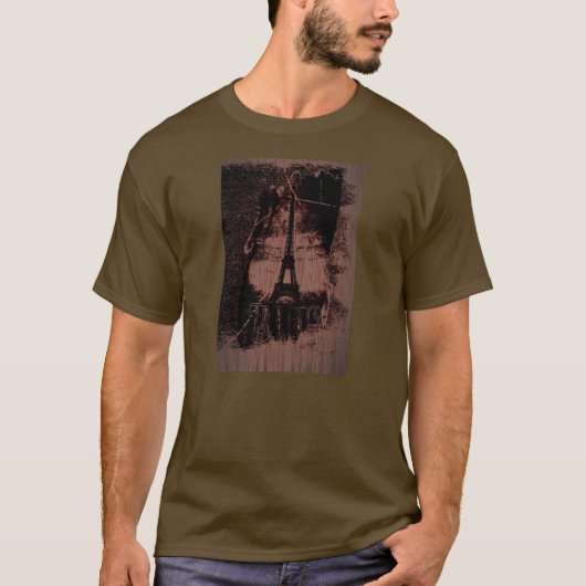 ヴィンテージパリエッフェルタワー2 Tシャツ (正面)