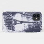 ヴィンテージパリエッフェルタワー4 Case-Mate iPhoneケース (裏面(横))