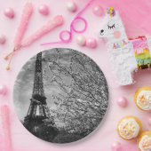 ヴィンテージパリエッフェルタワー ペーパープレート (パーティー)