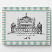 ヴィンテージパリオペライラストレーションハーレキン フォトプラーク (正面)