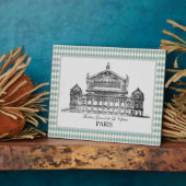 ヴィンテージパリオペライラストレーションハーレキン フォトプラーク (側面)