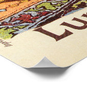 ヴィンテージパリオリエンタルカーペット広告店 ポスター (角)