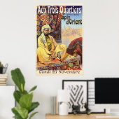 ヴィンテージパリオリエンタルカーペット広告店 ポスター (ホームオフィス)