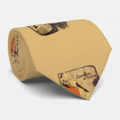 ヴィンテージパリカバレ – トゥールーズラウトレックネックタイ ネクタイ (ロール)