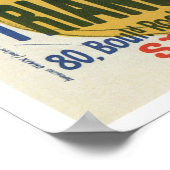 ヴィンテージパリガーデントリアノンのコンサート広告 ポスター (角)