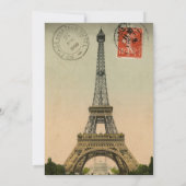 ヴィンテージパリキンセアニェラ15誕生日招待状 招待状 (裏面)