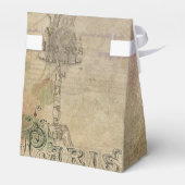 ヴィンテージパリシャビーシックなウェディングパーティーの好意 フェイバーボックス (裏面サイド)