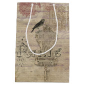 ヴィンテージパリシャビーシ結婚ック抱き枕 ミディアムペーパーバッグ (裏面)