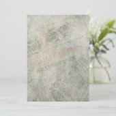 ヴィンテージパリジャンアドスタイル誕生日パーティー 招待状 (スタンド正面)