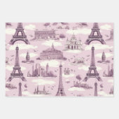 ヴィンテージパリジャンチャーム ラッピングペーパーシート (正面)