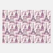 ヴィンテージパリジャンチャーム ラッピングペーパーシート (正面3)