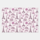 ヴィンテージパリジャンチャーム ラッピングペーパーシート (正面2)