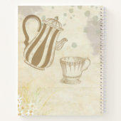 ヴィンテージパリジャンバースデーパーティーゲストブック ノートブック (裏面)