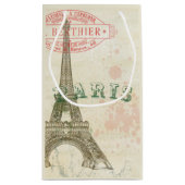 ヴィンテージパリジャンパーティー スモールペーパーバッグ (裏面)