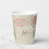 ヴィンテージパリジャンパーティー 紙コップ (裏面)
