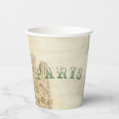 ヴィンテージパリジャンパーティー 紙コップ (正面)