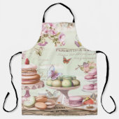 ヴィンテージパリジャンベーカリー名前をカスタムするエプロン エプロン (正面)