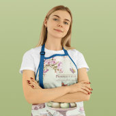 ヴィンテージパリジャンベーカリー名前をカスタムするエプロン エプロン