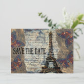 ヴィンテージパリジャン日付の保存 セーブザデート (スタンド正面)