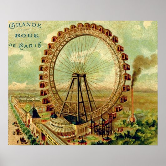 ヴィンテージパリジャン葉書 ポスター (正面)