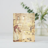 ヴィンテージパリスかわいい子の母スズメバチ ポストカード (スタンド正面)