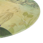 ヴィンテージパリスツアーオブチャットノワールコラージュ カッティングボード (角)