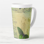 ヴィンテージパリスツアーオブチャットノワールコラージュ カフェラテマグ (右アングル)