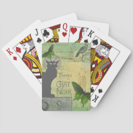 ヴィンテージパリスツアーオブチャットノワールコラージュ トランプ