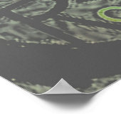 ヴィンテージパリスツアーオブチャットノワールコラージュ ポスター (角)