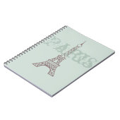 ヴィンテージパリスノート ノートブック (左側)