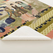 ヴィンテージパリスフラッパーシーン シェルパブランケット (3/4)