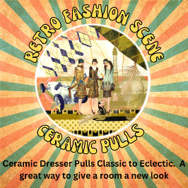 ヴィンテージパリスフラッパーシーン セラミックノブ