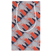 ヴィンテージパリスブックカバー スモールペーパーバッグ (正面)