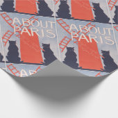 ヴィンテージパリスブックカバー ラッピングペーパー (角)