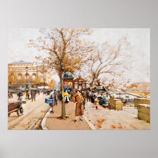 ヴィンテージパリスポスター：プレイスデュシャトレ ポスター (正面)