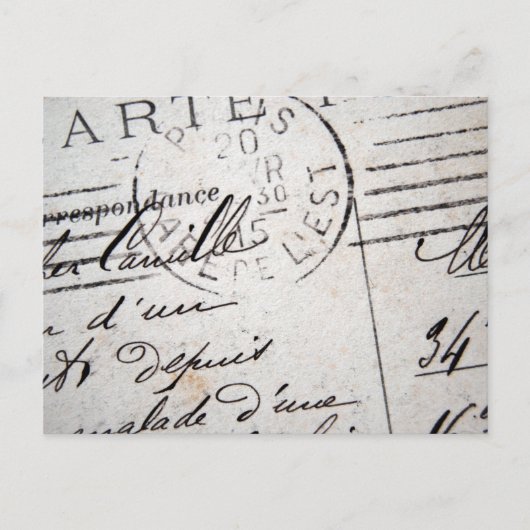 ヴィンテージパリスポストカードCher Camille..... ポストカード (正面)