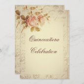 ヴィンテージパリスポストマークシックバラクインセアニラ 招待状 (正面/裏面)