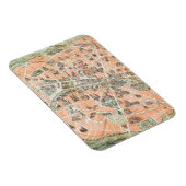 ヴィンテージパリスマップフレキシブルマグネット マグネット (右側)